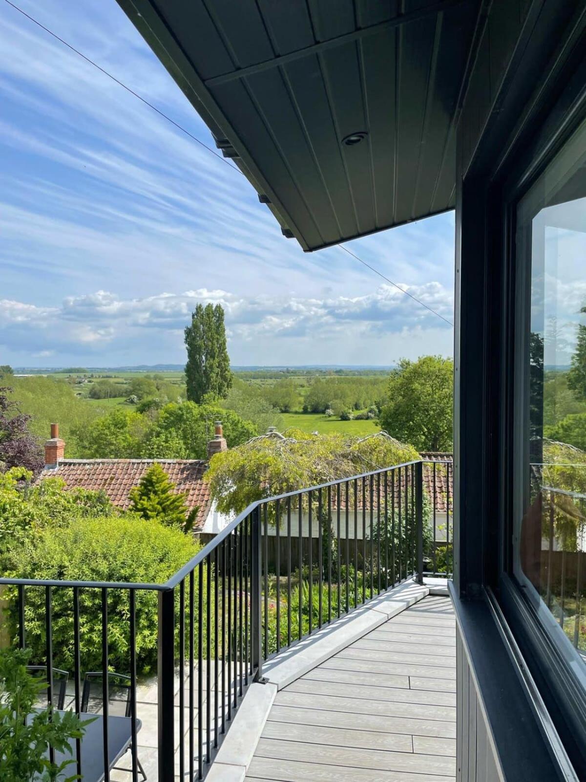 Villa Stunning Hillside House Langport Exterior foto